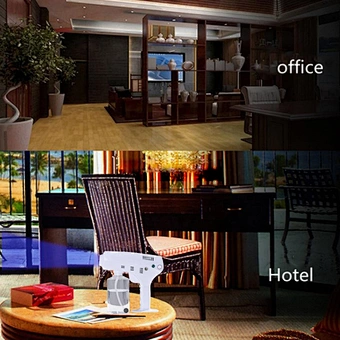 1200w Hospital Disinfection Spray Alcohol Mini Gun Battery Blue White Light Blu Ray Anion 1200 Watt Nano Disinfectant Sprayer