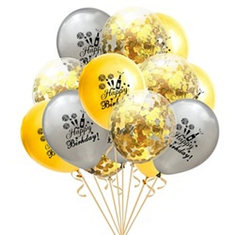 photo backdrop Supplies Globos decor Round 12 Inch Rose  Gold Confetti Set Latex Balloon Happy Birthday Party Decoration Kits