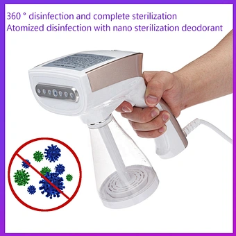 Blue Light Nano Steam Gun Ultra Fine Aerosol Water Mist Trigger Sprayer Atomiser Disinfectant Disinfection Spray Machine