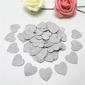Confettis Glitter Rose Gold Paper table heart confetti for wedding decoration Birthday Party Baby Shower Decor Supplies
