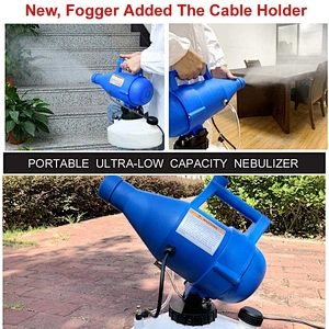 4.5l Portable Electric Ulv Fogger Machine Fogging alcohol Sprayer Electrostatic Handheld Cold Disinfectant Spray Disinfection