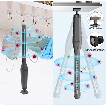 Light Sterilizer Led Disinfection Mini Germicidal Spray Machine Portable Lamp Sprayer Portable Uv Sanitizer Wand