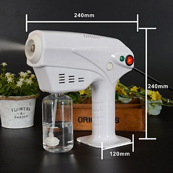Anion Disinfection Spray Atomization Sterilizer Smoke Fog Machine Atomizer Liquid Aerosol Sprayer Atomiser Disinfectant Gun