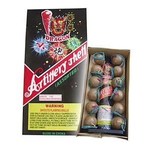 Proyectiles de artillería crepitantes