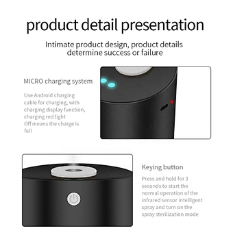 Based Hand Sanitizer Cleaning Spray Disinfectant Dispenser Small Distillation Equipment Free Body En Alcohol Auto Sprayer