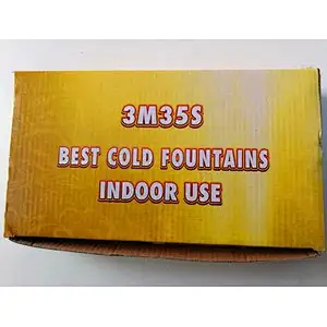 pyrotechnic supplies smokeless stage silver fountain firework indoor fireworks indoor pyrotechnics 3M30S cold pyro for wedding