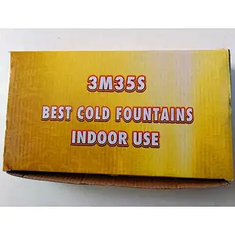 pyrotechnic supplies smokeless stage silver fountain firework indoor fireworks indoor pyrotechnics 3M30S cold pyro for wedding