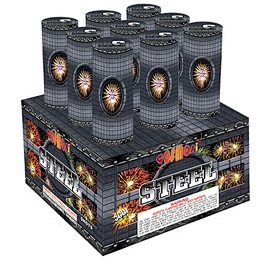 fireworks steel 9shots 500gram cakes fireworks pyrotechnic