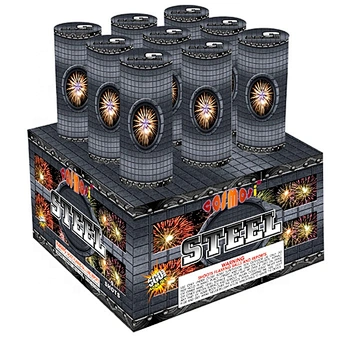 fireworks steel 9shots 500gram cakes fireworks pyrotechnic