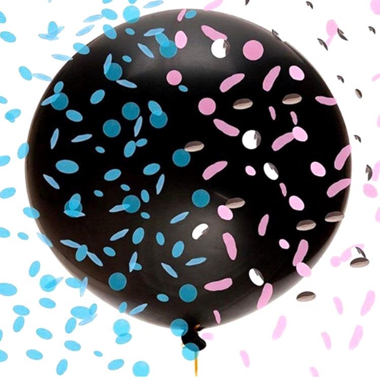 Confetti 36 Question Mark Set Powder Black Giant Balloon 36
