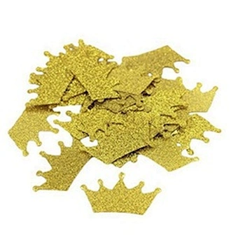 Rose Gold Crown Glitter Confetti for Birthday Bachelor Hen Party Wedding Table Scatter Decor DIY Supplies decoration throwing