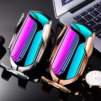 Iphone 12 R1 Automatic Clamping 10w Qi S7 Magnetic Plug Phone Mi 15w Volts Holder Smart Sensor Simple Fast Wireless Car Charger