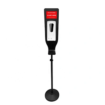 Electronic Automatic Touchless Digital Gel Standing Floor Holder Stand Pump Station Handsfree Electric Hand Sanitizer Dispenser