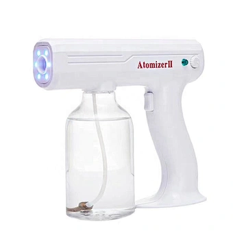 Battery Blue Light Nano Atomizer Machine Steam Virus Mini Atomized Cordless Uv Spray Rechargeable Wireless Disinfection Gun