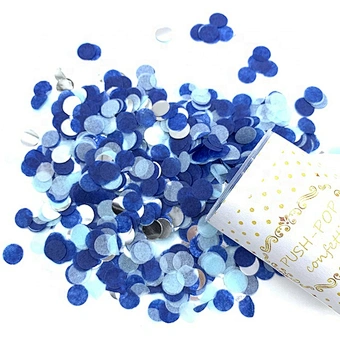 Oem Factory Biodegradable Tissue Push Pop Confetti Popper For Gender Reveal Wedding Party Decoration