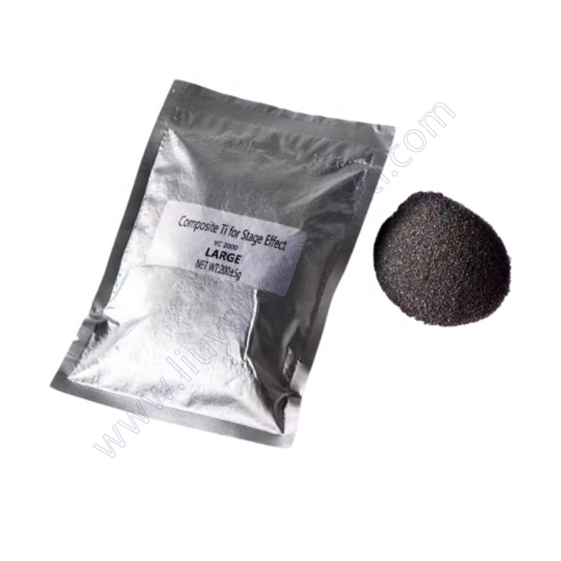 Electric Party decoration Pyro Firing System Gold China Wedding Titanium Metal Powder For Cold Spark Fountain Fireworks Machine
