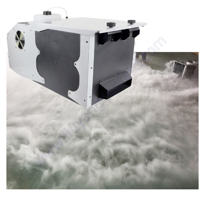 Dry Ice Effect Low Ground Disinfectent Dmx Lying Smoke Fog Machine For Stage Concept Dj Night Club Wedding Decoration Party