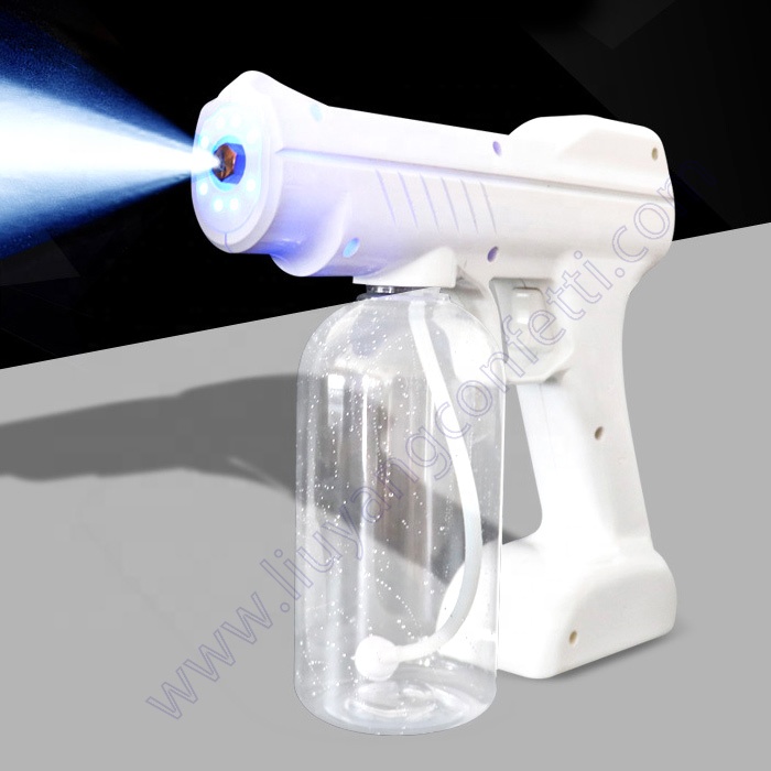 Nano Cordless Machine Fog Portable Wireless Electric Handhold Blue Light Atomization Sprayer Rechargeable Spray Disinfection Gun
