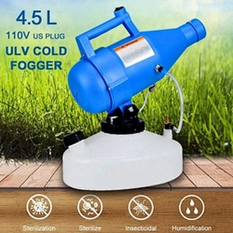 4.5l Portable Electric Ulv Fogger Machine Fogging alcohol Sprayer Electrostatic Handheld Cold Disinfectant Spray Disinfection