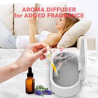 Phone Cleaner Sterilizer Sterilising Trays Stock Fast Dispatch Popular Multi-function Cell Case Uv Disinfection Box