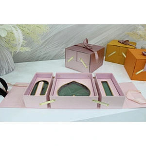 Custom Eternal Life Flower Packing Rose Soap Packaging Heart Shape Luxury Valentine's Day Paper Wedding I Love You Gift Box