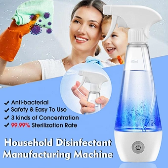 Chlorinated Water Sterilizer Equipment killing Virus and Bacteria machine Portable Disinfectant Maker