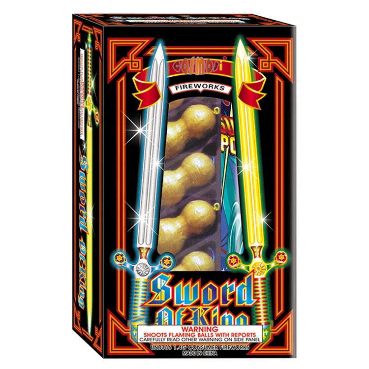Pyrotechnic Fireworks Double Break Artillery shells