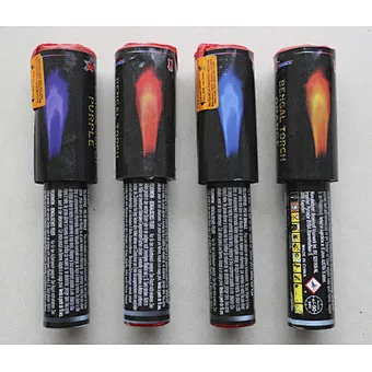 big color bengal torch fireworks