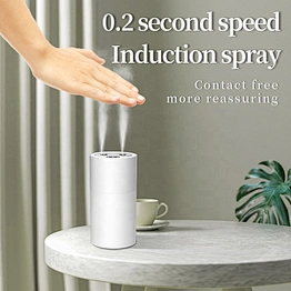 Advertising Auto Automatic 200 Ml Pump alcohol spray bottle Thermometer Hand-sanitizer Abs hand sanitizer dispenser with sensor