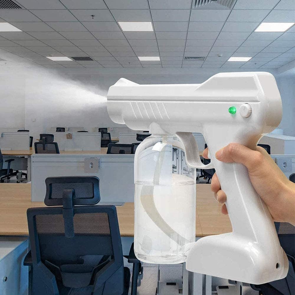 cordless Commercial fog Machine Labeling Portable Power Sprayer Sanitizer Humidifier Battery Powered Disinfection Spray Gun