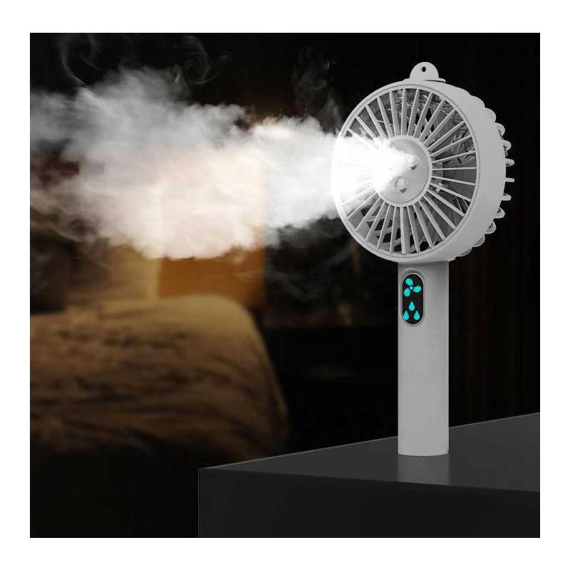 Face Steamer Portable Mini Fan Face Sprayer Humidifier Facial Steamer Machine Face Sprayer USB Charging Fan W Maquina de Facial