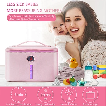 59s Uvc Led Sterilizing Ultraviolet Sterelizer Underwear Foldable Original Sterilizer Folding Uv Disinfection Bag