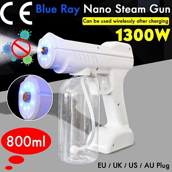 sterilizer 1300w 800ml 110v 220v Nano Satinizantetola Hotel De Luz Difusaora Desinfectante Para Bateria Mini Pistola Sanitizante