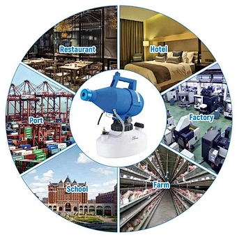 Sterilization Disinfection Fog Electrostatic Disinfectant Sprayer Fogging Spray Atomizing Disinfecting Machine for hospital