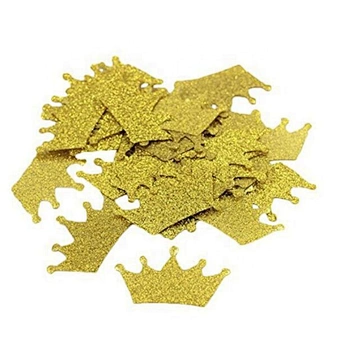 Rose Gold Crown Glitter Confetti for Birthday Bachelor Hen Party Wedding Table Scatter Decor DIY Supplies decoration throwing