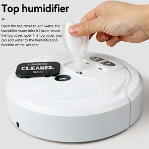 Fully Automatic Multifunctional Smart Robot Vacuum Cleaner USB Charging Sweeping Robot Dry and Wet Mop UV Disinfection Cleaner