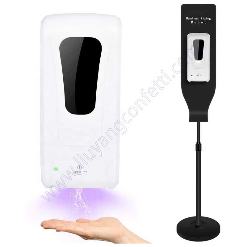 Electronic Automatic Touchless Digital Gel Standing Floor Holder Stand Pump Station Handsfree Electric Hand Sanitizer Dispenser
