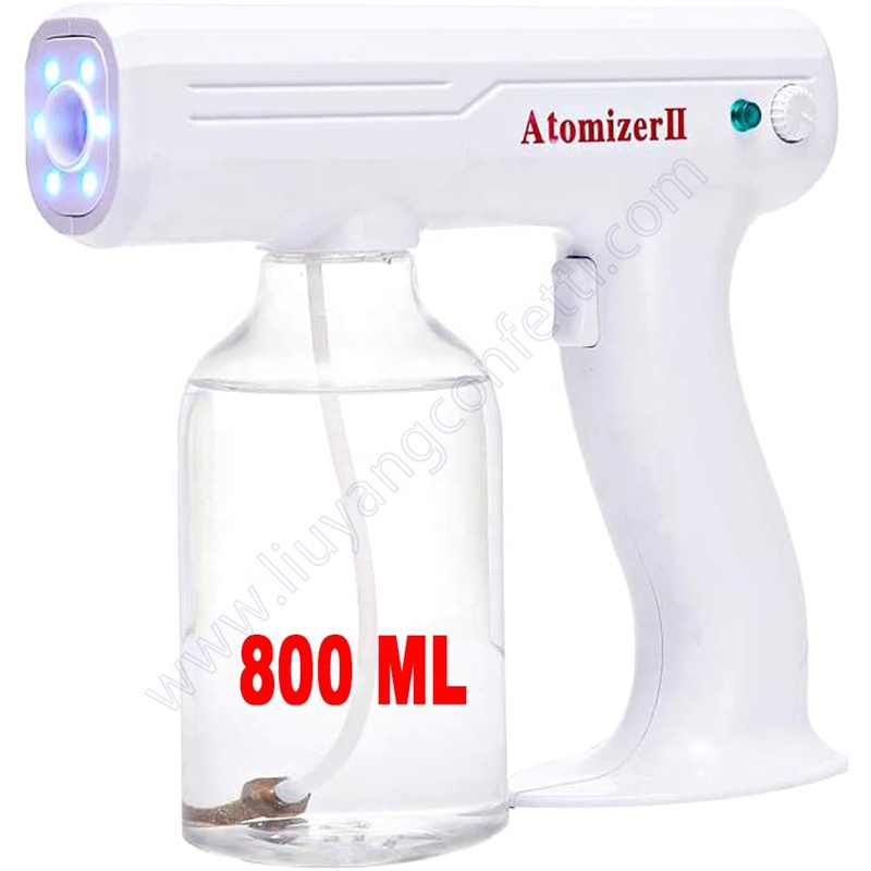 Electrostatic Disinfectant Spray Cordless Battery Fog Steam Gun Virus Fogger Wireless Disinfection Atomizer Sprayer Machine