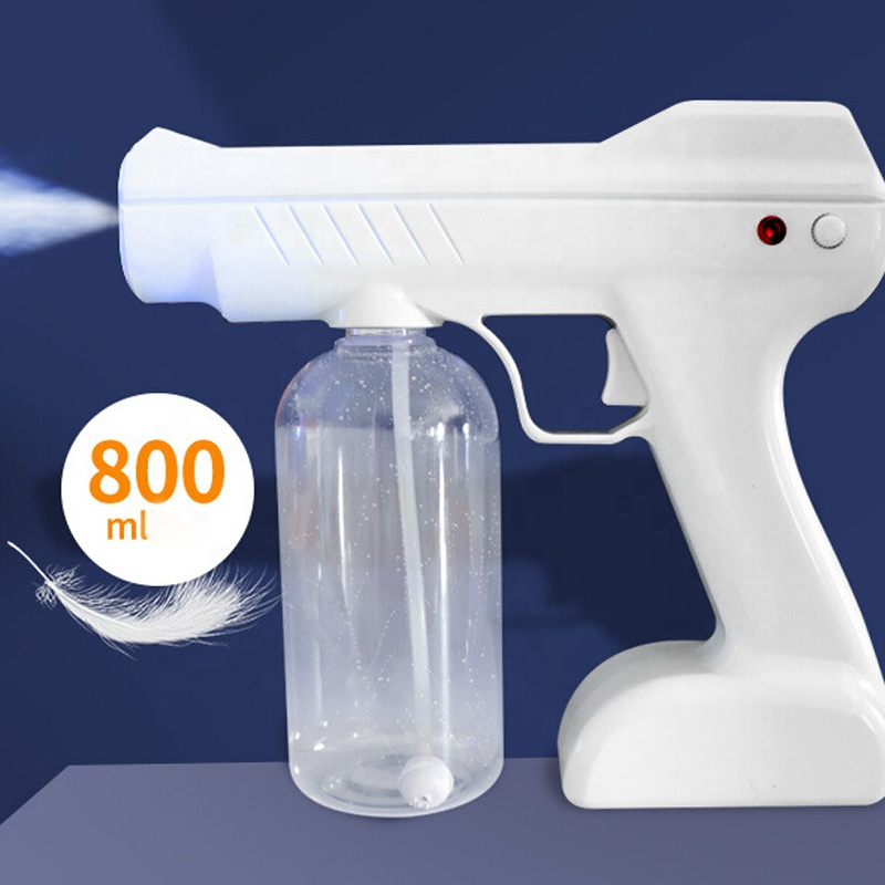 Air Purifier Cordless Electric ULV Sprayer 800mL Low Temperature Atomizer Nebulizer Nano Vapor Spray Gun Disinfection Machine