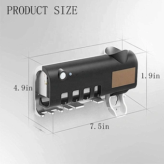 Portable Air Dried Function For Travel Storage Wall Mounted Uv Toothbrush Sanitizer Gems Killer Toothbrush Sterilizer