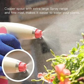 Cleaning DeviceHome Electric Plant Watering Bottle Adjustable Copper Spout Mister Automatic Sterilization Alcohol Spray