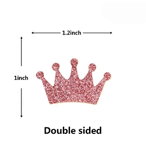 Rose Gold Crown Glitter Confetti for Birthday Bachelor Hen Party Wedding Table Scatter Decor DIY Supplies decoration throwing