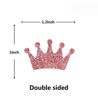 Rose Gold Crown Glitter Confetti for Birthday Bachelor Hen Party Wedding Table Scatter Decor DIY Supplies decoration throwing
