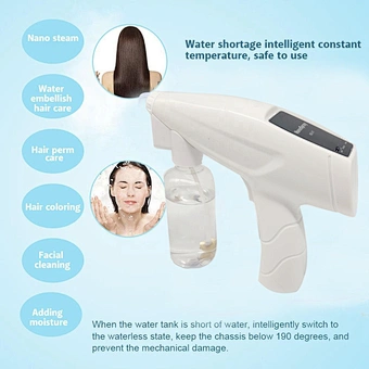 Wireless Fogger Sprayer Electrostatic Operated Blue White Light Nano Machine Atomizer Disinf Blu Ray Battery Disinfection Gun
