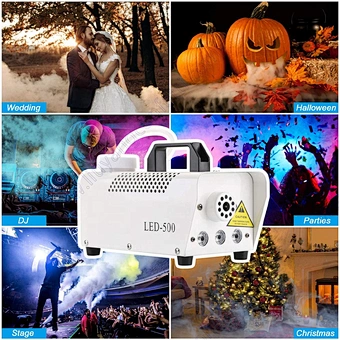 DMX512 control ascendente spray color fog machine-1500w