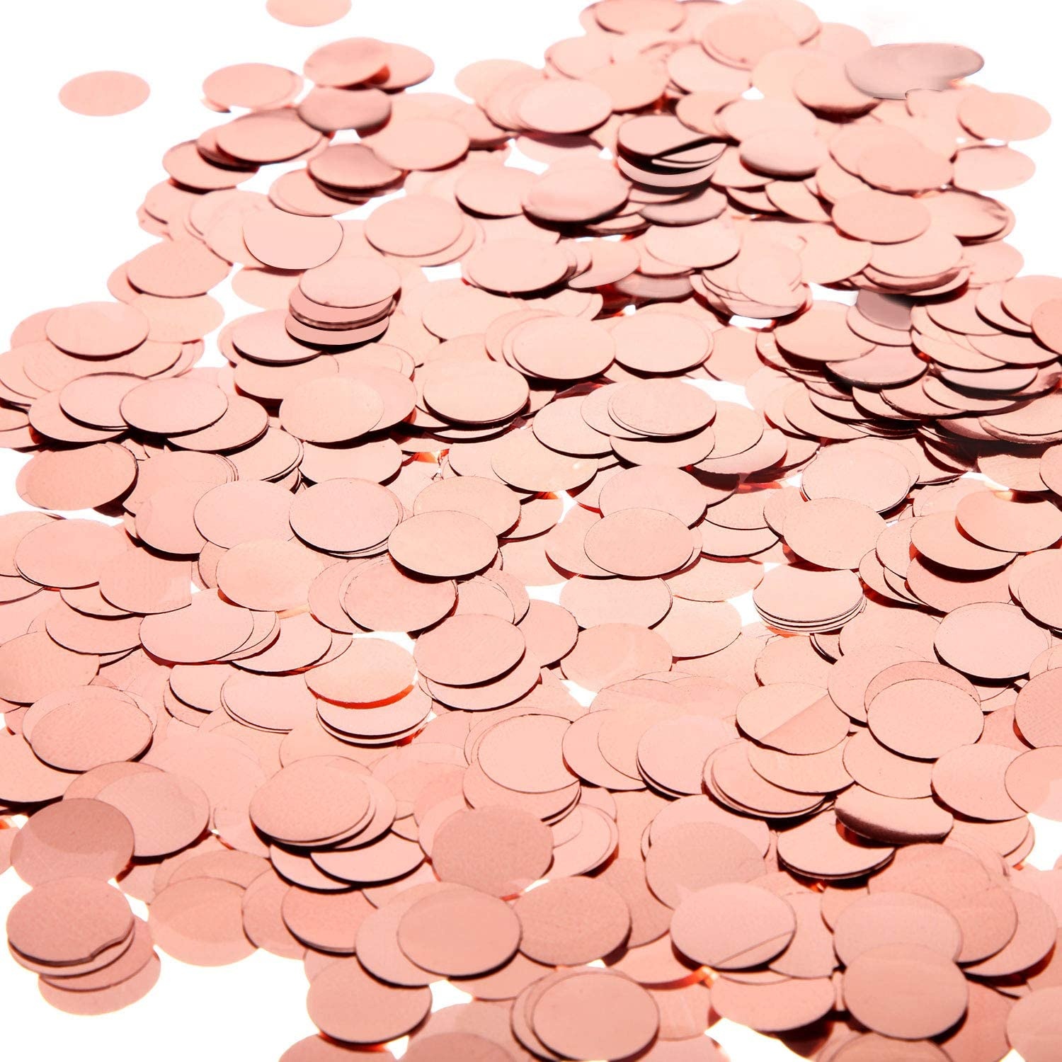 2.5cm Premium Round Metallic Dots Filled Balloons Engagement Party Wedding Birthday Decorations Pink Rose Gold Confetti