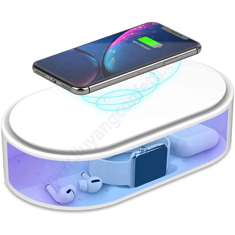 Phone Cleaner Sterilizer Sterilising Trays Stock Fast Dispatch Popular Multi-function Cell Case Uv Disinfection Box