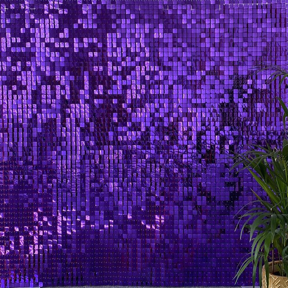 Pannel Decoration Wedding Birthday Party Happy Baby Shower Anniversary Event Decor Supplies Shimmer Wall Sequin Panel Backdrop
