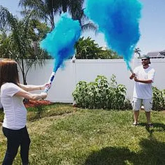 Decoration Party Supplies Baby Shower Gender Reveal Color Smoke Popper Color Run Holi Powder Shooter