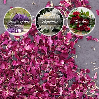 Amazon hot sale confetti for party wedding events dried flowers petals rose petals lavender confetti